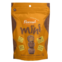 Mini Bombom Flormel Zero 60gr Crocante C