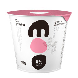 Iogurte Skyr 0%Lact Moo 130gr Morango