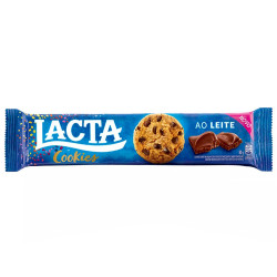 Biscoito Cookies Lacta 80gr ao Leite