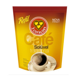 Cafe Soluvel 3 Coracoes 50gr