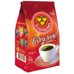 Cafe 3 Coracoes Extra Forte 500gr Almofa