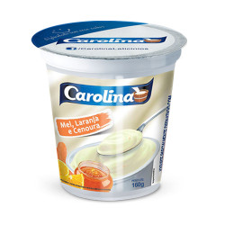 Iogurte Natural Carolina 160gr Lar/Mel/C