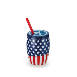 Copo Canudo Escudo 650ml