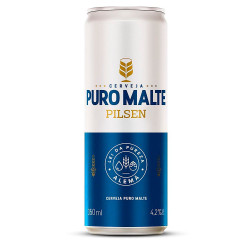 Cerveja Lata 350ml Puro Malte Pilsen