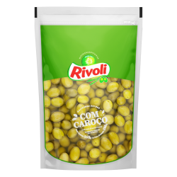Azeitona Rivoli Verde Com Caroço Sachê 5