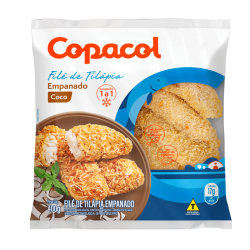 Filé Tilápia Copacol 400gr Empanado Coco