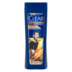 Shampoo Clear 400ml Men Limpeza Profunda