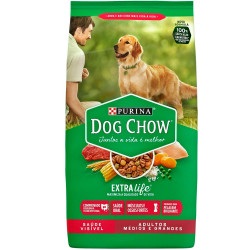 Ração Dog Chow AD 3kg Car/Fgo/Arr Raças 