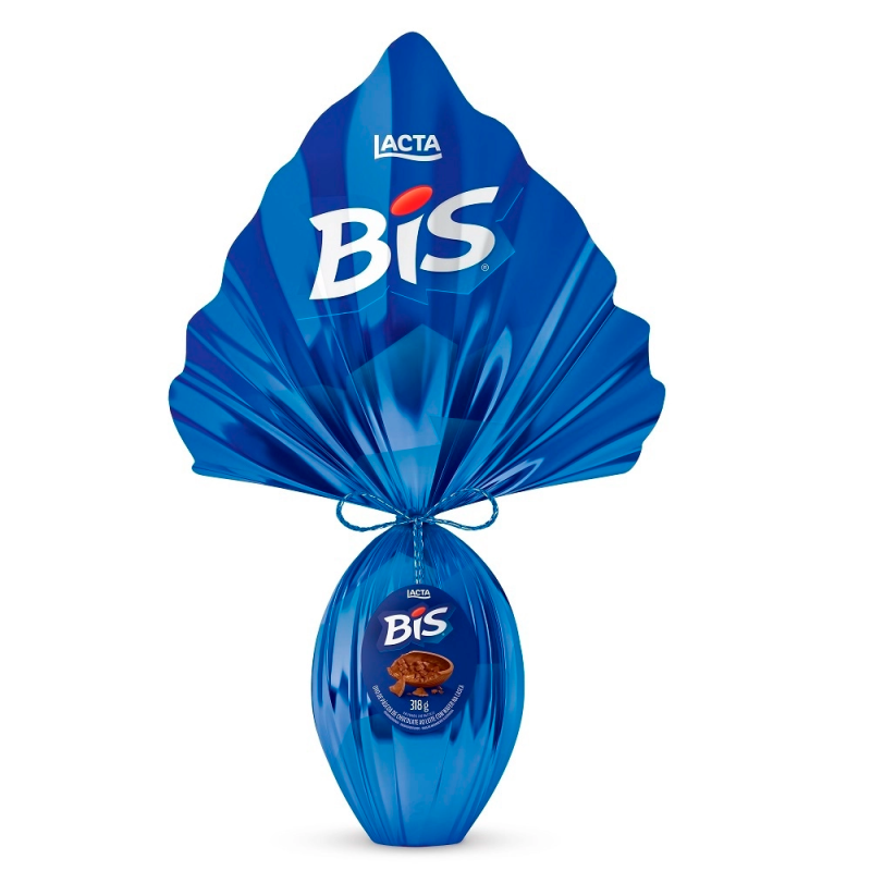 Ovo Chocolate Bis ao Leite Lacta 318gr n