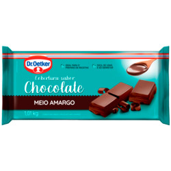 Cobertura Dr.Oetker 1,01kg Meio Amargo