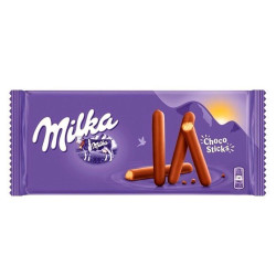 Biscoito Lila Stik Milka 112gr Chocolate