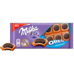 Chocolate Milka 92gr Oreo Sandwich