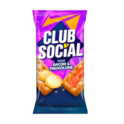Biscoito Club Social 141gr Bacon & Provo