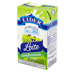 Leite Longa Vida Líder 1lt Semi Desnatad