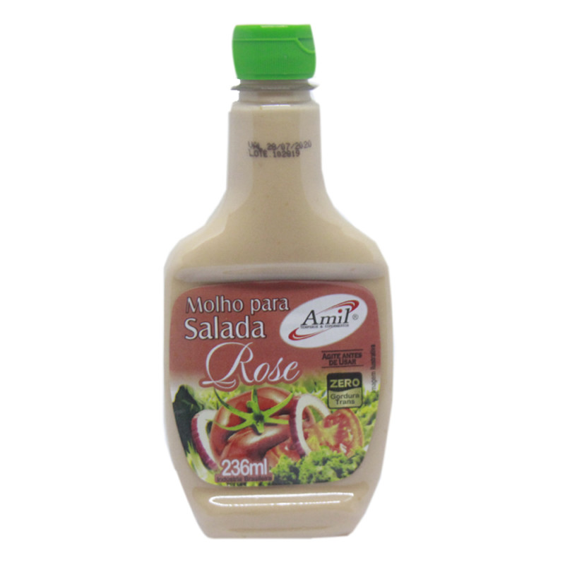 Molho de Saladas Amil 236ml Rose