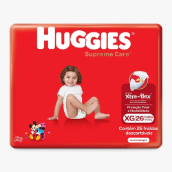 Fralda Huggies Supreme Care Mega XG