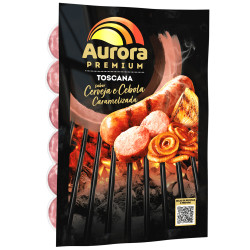 Linguiça Aurora Toscana Premium 500gr Ce