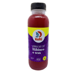 Bebida Kulti Kombucha 355ml Hibisco e Uv
