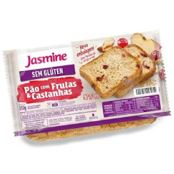 Pão Jasmine Sem Glúten 350gr Frutas e Ca