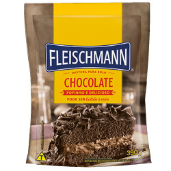 Mistura Para Bolo Fleischmann 390gr Choc