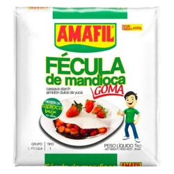 Fécula de Mandioca Amafil 1kg