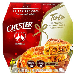 Torta Perdigão 500gr Frango Com Alho Por