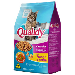 Ração Qualidy Para Gatos 500gr Castrados