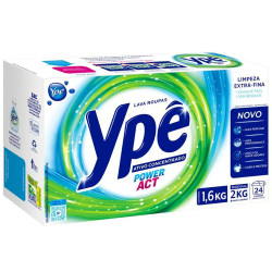 Lava Roupas em Pó Ypê Power Act Caixa 1,