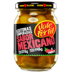 Azeitona Vale Fertil Verde Mexinano Vidr