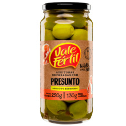 Azeitona Vale Fértil Verde Recheada 130g