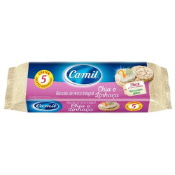 Biscoito Arroz Camil Integral 90gr Chia 