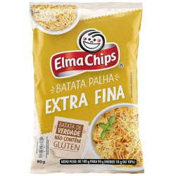 Batata Palha Elma Chips 90gr Extra Fina 