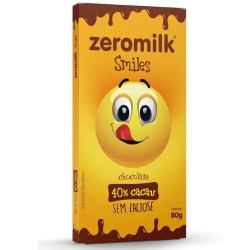 Chocolate Zeromilk 40% Cacau Sem Lactose
