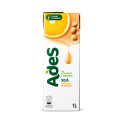 Alimento Soja Ades 1lt Laranja