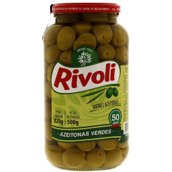 Azeitona Rivoli com Caroco Vd 500gr Verd