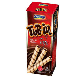 Wafer Recheado Tubin 48gr Trufas
