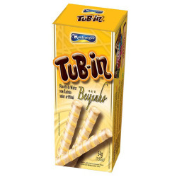 Wafer Recheado Tubin 48gr Beijinho