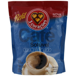 Cafe Soluvel 3 Coracoes 50gr Descafeinad