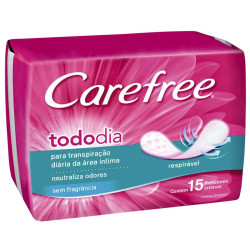 Absorvente Carefree Tododia sem Perfume 