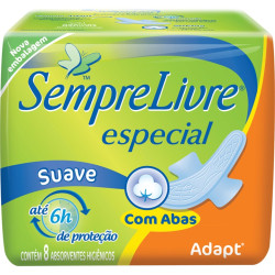 Absorvente Sempre Livre Adapt com Abas c