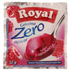 Gelatina em Po Royal Zero 12gr Framboesa