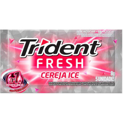 Goma Mascar Trident 8,5gr Cereja