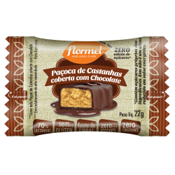 Doce Flormel Zero Castanha 20gr Paçoca c