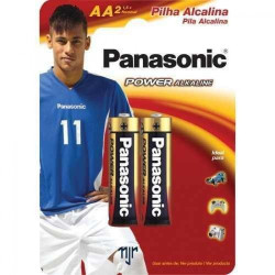 Pilha Panasonic Power Alcalina AA 2n Peq