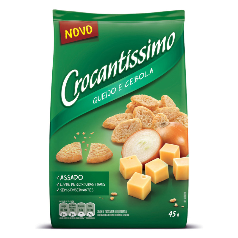 Torradinha Crocantissimo 40gr Cebola