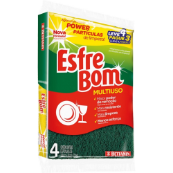 Esponja Esfrebom Multiuso Lv4pg3 Un