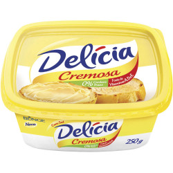 Margarina Cremosa Delicia 250gr com Sal
