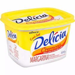 Margarina Cremosa Delicia 500gr com Sal