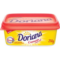 Margarina Doriana Cremosa 250gr sem Sal