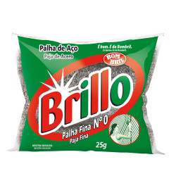 Palha De Aco Brillo 25gr 0 Fina